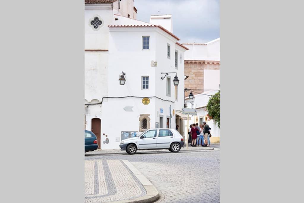 In One Of Evora's Historical Squares Evora